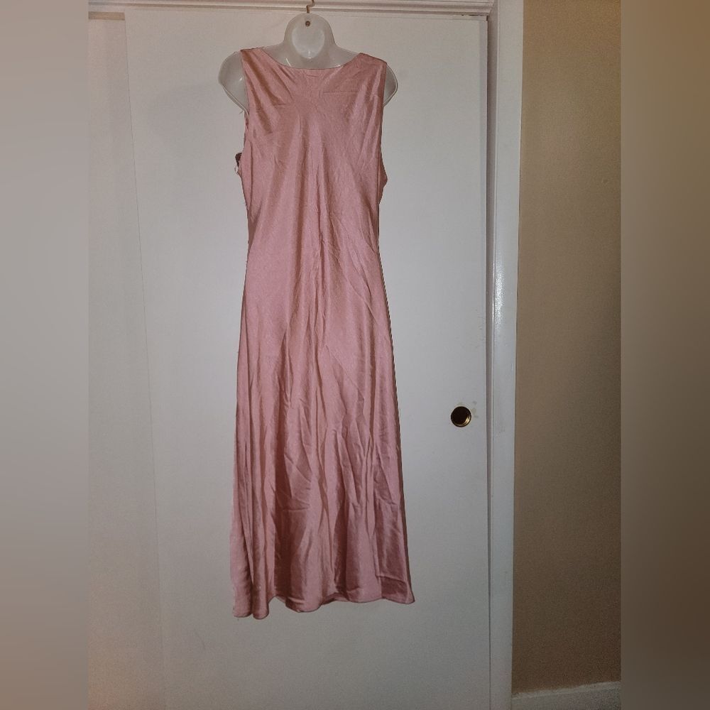 🆕️👗Joie Satin Cowl Neck Cocktail Party Maxi Dress, Sz XL - Picture 4 of 12
